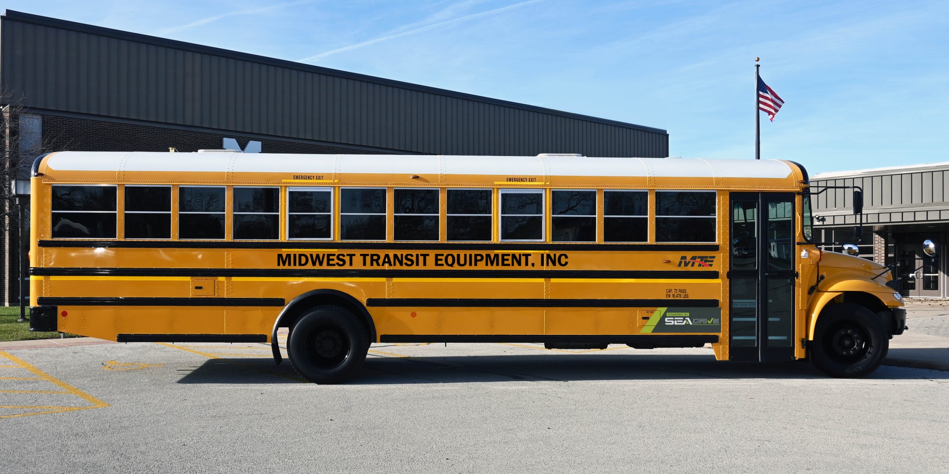 School Bus Electric - 10,000 North American school buses will be converted to battery-electric power systems