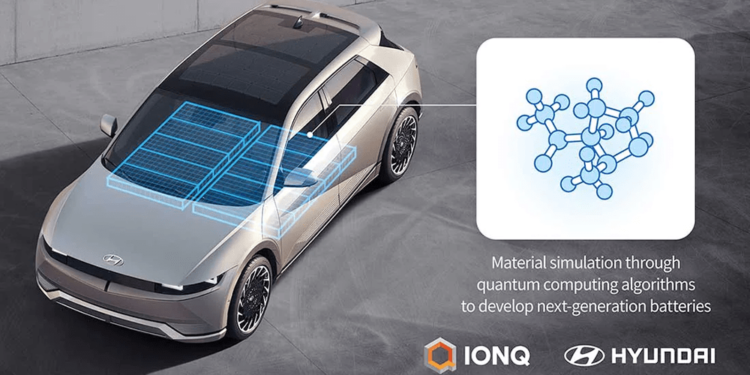 hyundai ionq battery cooperation 750x375 - Hyundai cooperating with IonQ to produce EV batteries using quantum computing