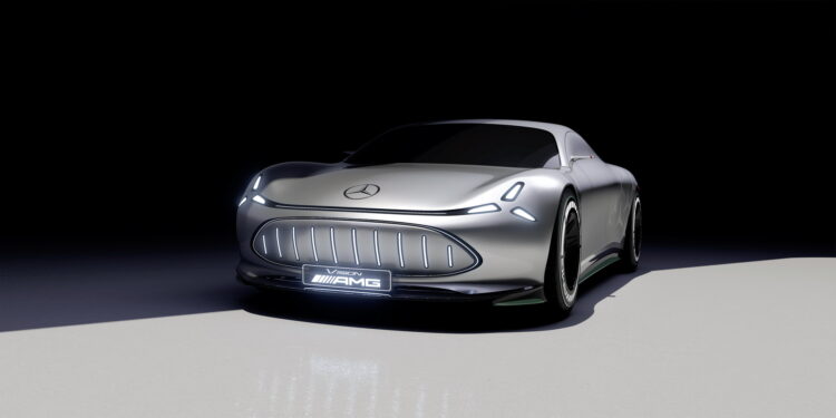 Vision AMG concept 750x375 - Mercedes-AMG's Upcoming Electric Sedan Targets 1,000 HP to Challenge Industry Titans