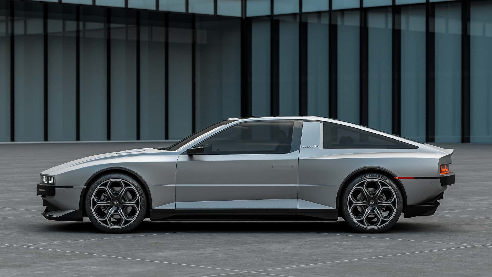 hyundai pony coupe concept rendering 2 - Hyundai Files Trademark Application for "N74" Name, Fuelling Speculation of a New Sports Car