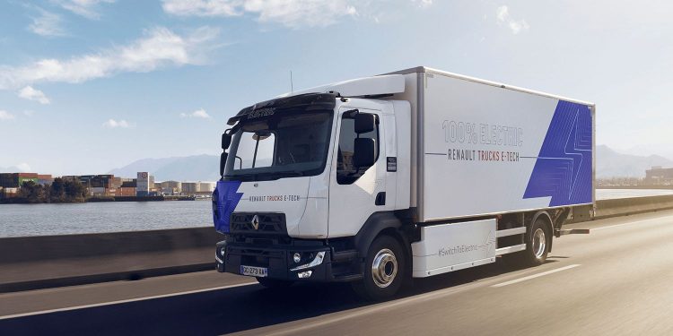 renault trucks d e tech e lkw electric truck 750x375 - DB Schenker Expands Electric Fleet with 53 Renault E-Tech-D Trucks in France