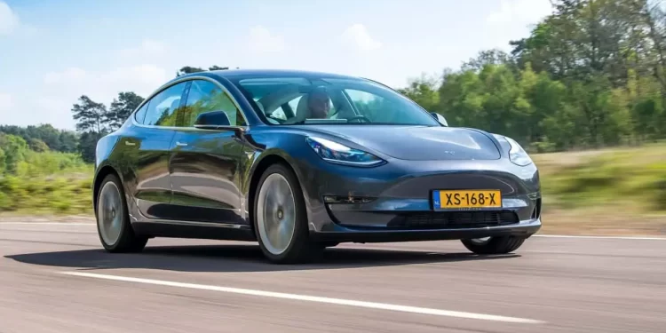 tesla model 3 with dutch plates 750x375 - UK New Car Registrations Surge by 14% in October, with Plug-In Electric Vehicles Leading the Growth