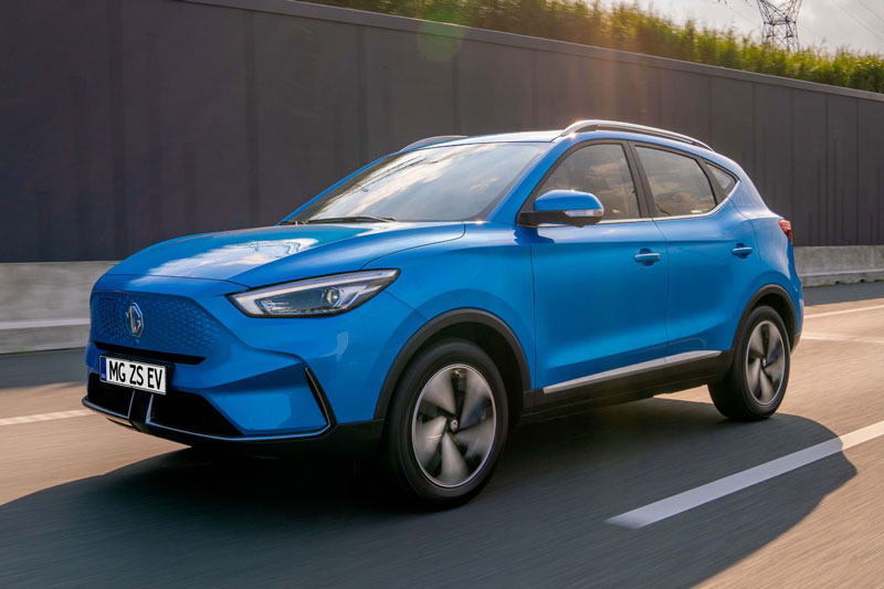 The new MG ZS 2022 goes on sale in November 2021 in various European countries
