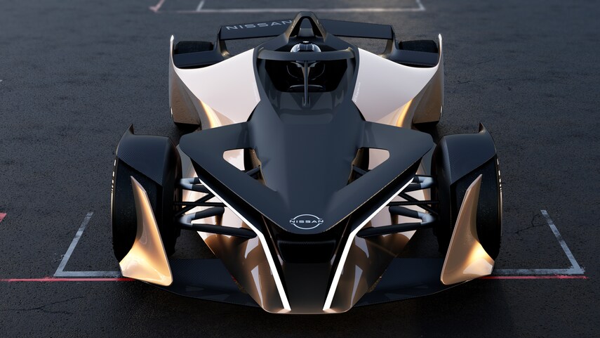The Nissan Ariya Single Seater Concept 5 - Nissan Ariya Single Seater Concept, Electric Racing Car Inspired by Formula E