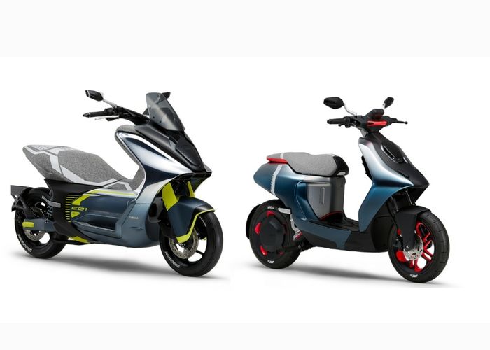 Yamaha E02 and Yamaha E01 - Yamaha to Release New Electric Scooter Next Year based on Yamaha E01 and Yamaha E02