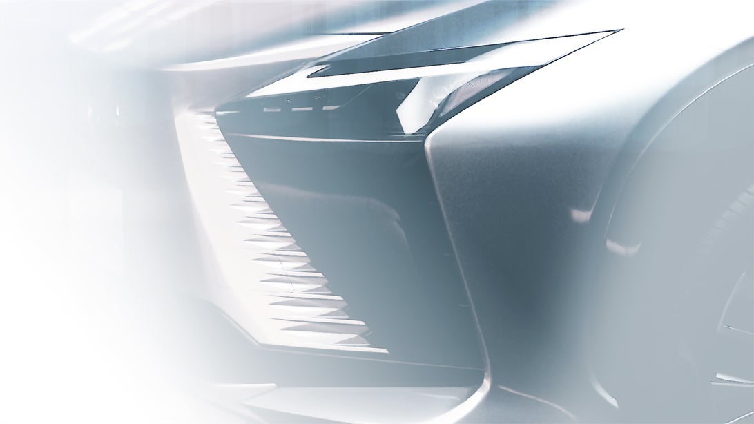 lexus rz teaser 1 - Lexus released teaser images showing RZ EV