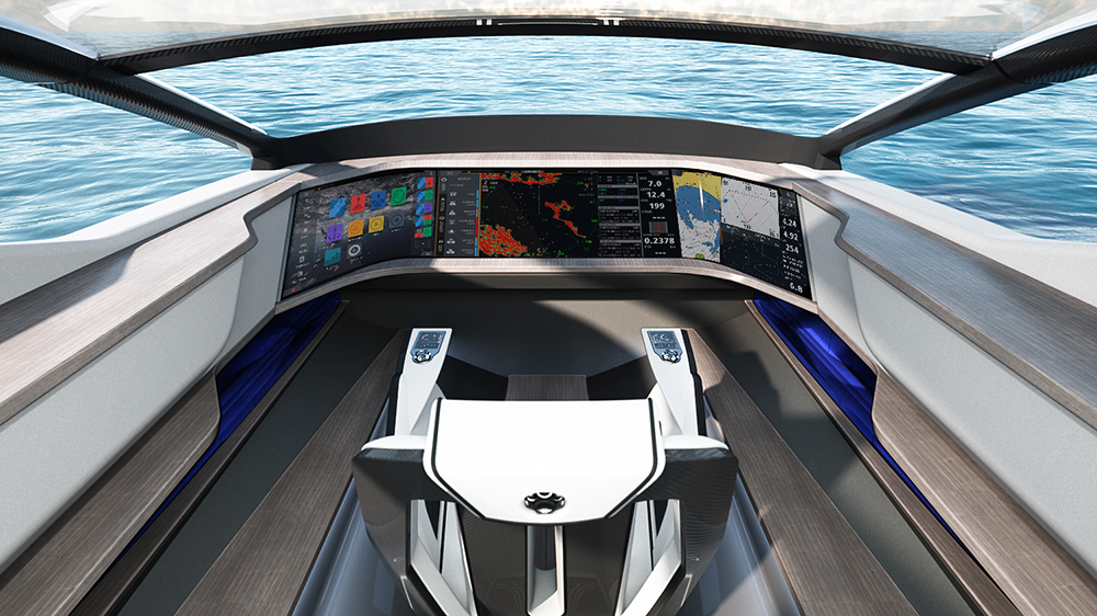 Future E electric yacht concept photos gallery 5 - Future-E : electric yacht concept with futuristic design