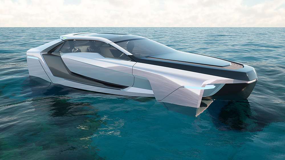 Future E electric yacht concept photos gallery 6 - Future-E : electric yacht concept with futuristic design