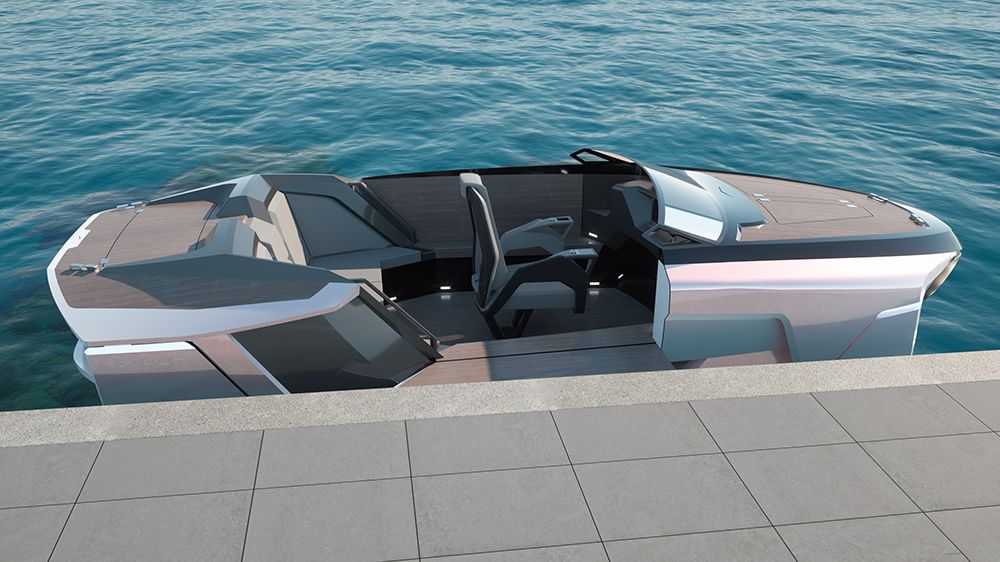 Future E electric yacht concept photos gallery 9 - Future-E : electric yacht concept with futuristic design
