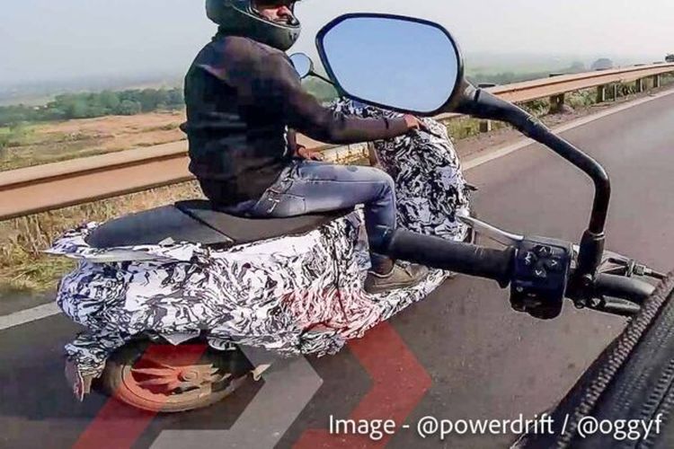 Husqvarna Electric Scooter Spy Image - Husqvarna Electric Scooter caught on camera testing in India