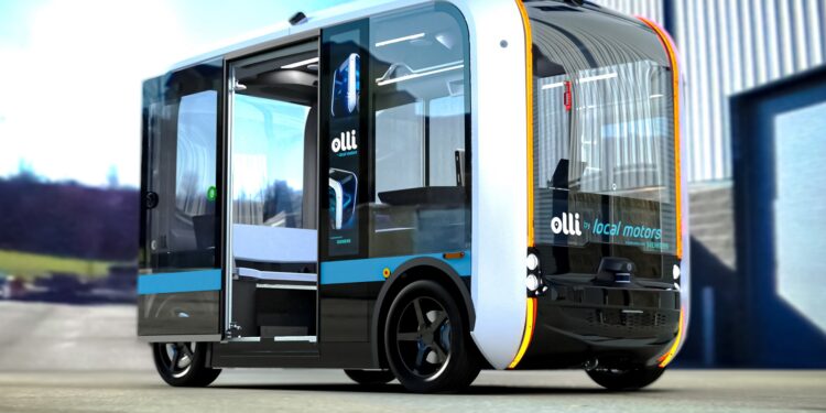 Olli 750x375 - Local Motors, the startup behind the Olli autonomous shuttle will be shutting down operations