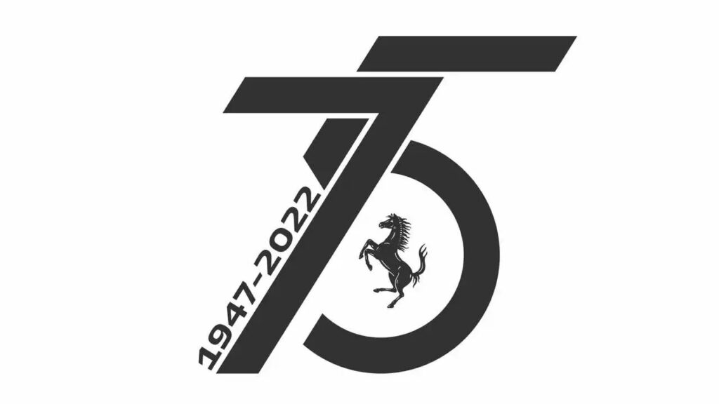 After changing management for electrification, Ferrari unveils 75 anniversary logo Ferrari 75 anniversary logo