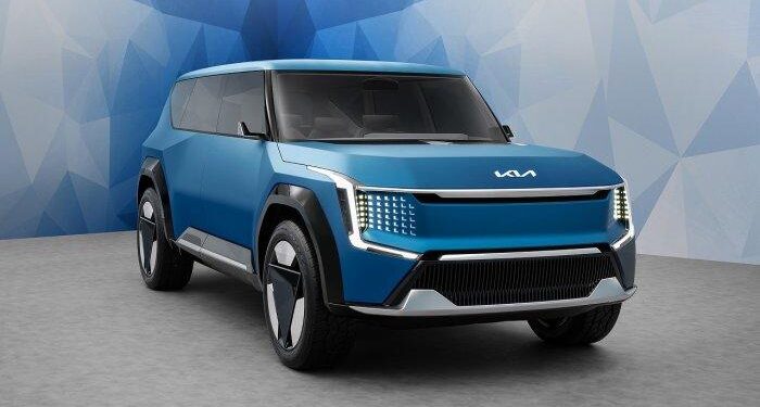 KIA EV9 3 700x375 - Kia revealed road-ready version of KIA EV9 electric SUV will be available in 2023