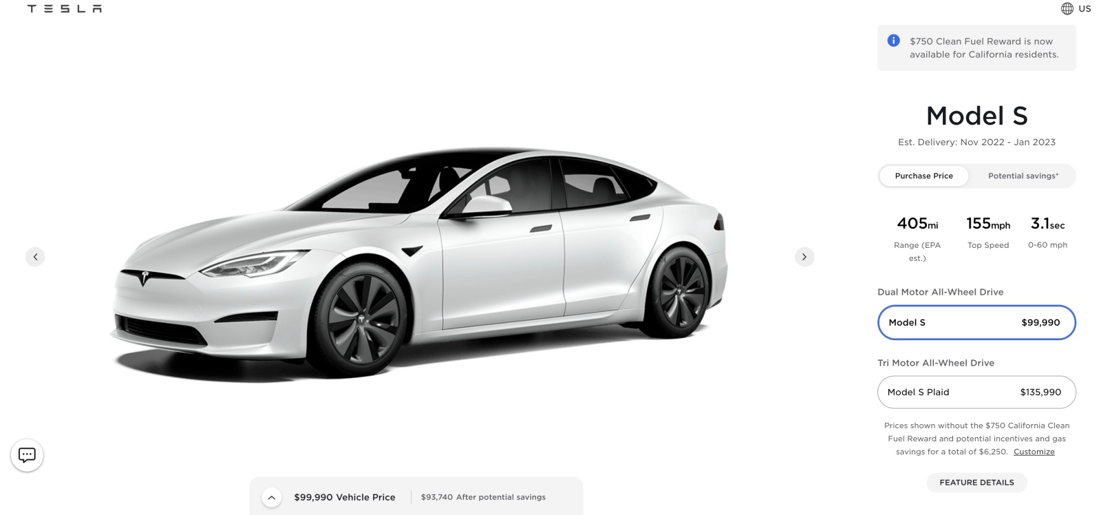 Model S Delivery - Delivery dates for several Tesla new order got pushed into 2023