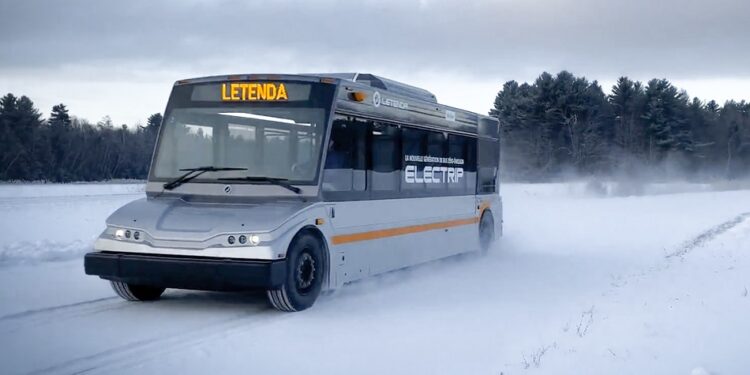 electrip 750x375 - Letenda introduces the Electrip, electric transit bus for the harsh winter conditions