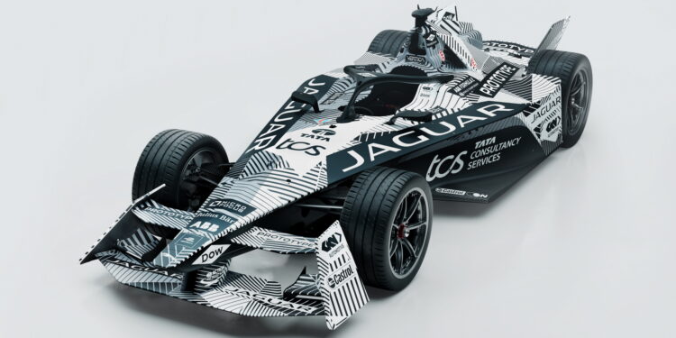 Jaguar TSC Racing 1 750x375 - Jaguar TSC Racing Unveils Livery Concept For Formula E Racing Cars