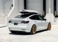 Sporty Touring Tesla Model 3 with Gold Rims and Roof Box 3 120x86 - Sporty Touring Tesla Model 3 with Gold Rims and Roof Box