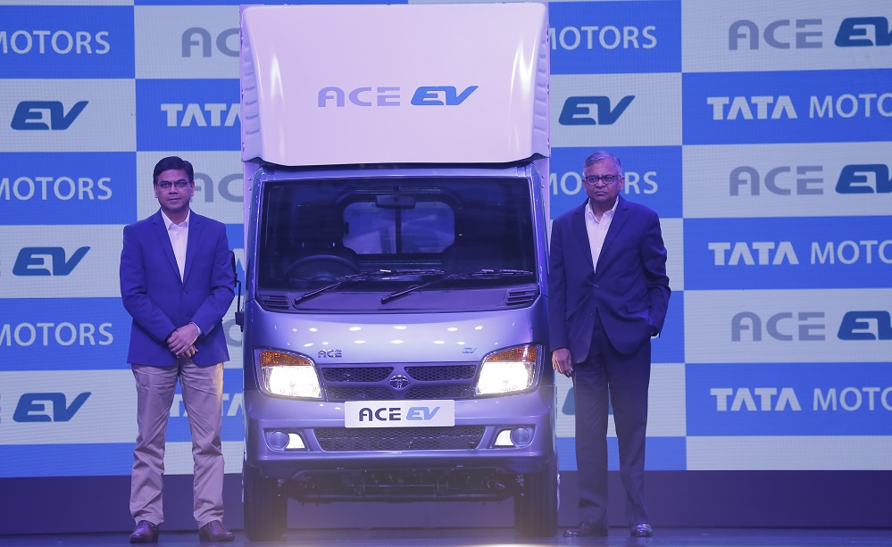 ACE EV 3 - Tata Motors Launches Ace EV Commercial Vehicle, range up to 154 km