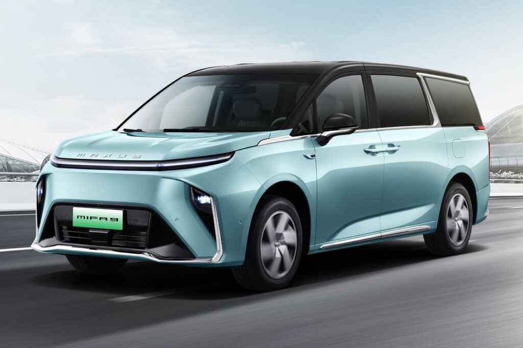 Maxus to launch Mifa 9 electric MPV for UK market in late 2022