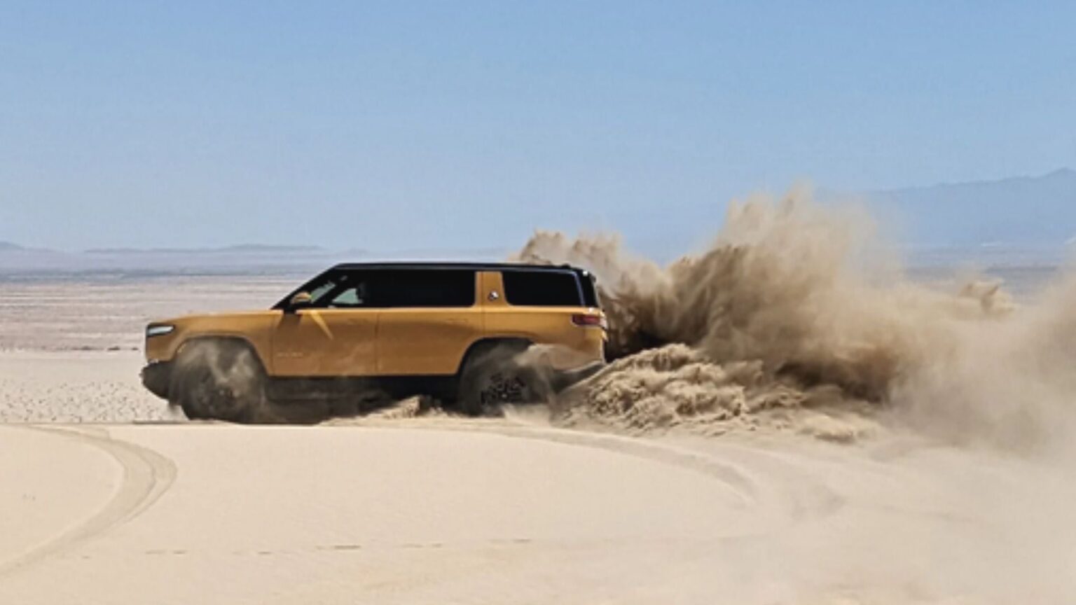 Rivian releases “Soft Sand Mode”, ninth drive mode for their EVs