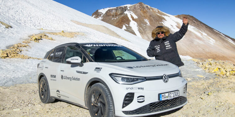 Volkswagen ID.4 Sets New Guinness World Record with reaches highest altitude (5,816 meters) by an EV