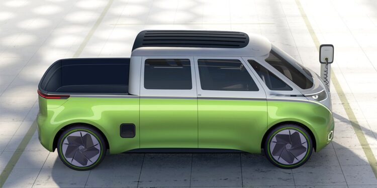 Volkswagen ID.Buzz electric pickup truck concept