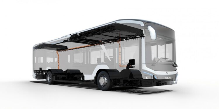 Man Electric Bus Chassis 750x375 - MAN to offer the electric bus chassis globally starting in 2024