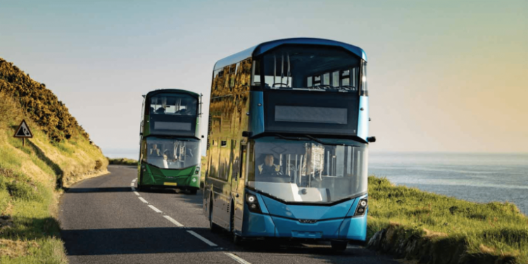 Wrightbus electric double decker buses 750x375 - Wrightbus announced substantial order up to 800 electric double-decker buses from Ireland