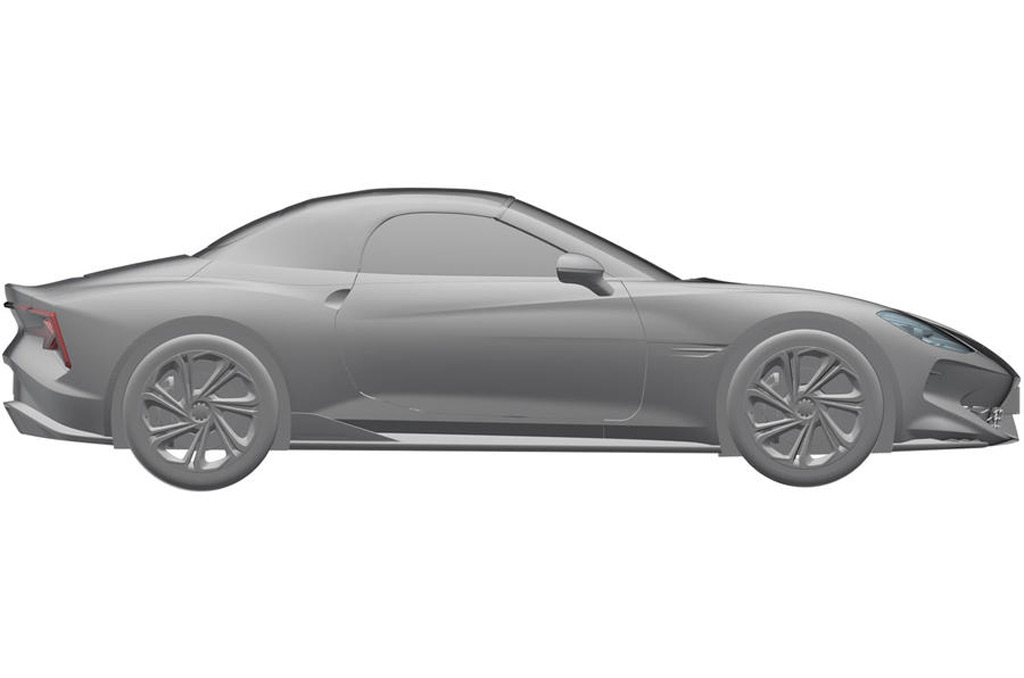 alleged patent drawings for mg electric sports car 100844563 l - MG Cyberster EV Production Design leaked in patent images