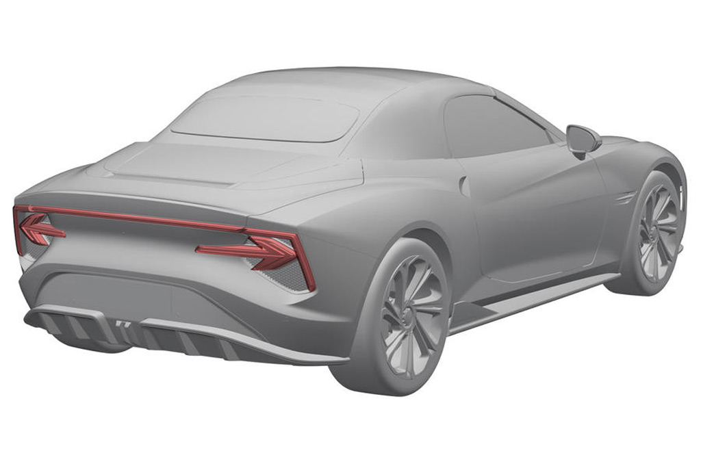 alleged patent drawings for mg electric sports car 100844564 l - MG Cyberster EV Production Design leaked in patent images