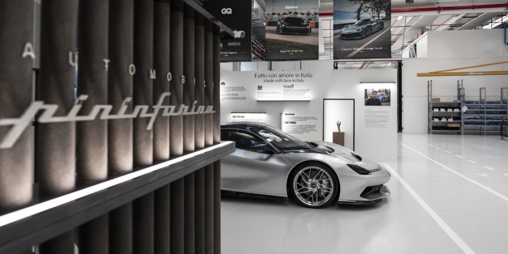 Pininfarina start production of the Battista electric GT supercar Battista electric GT supercar