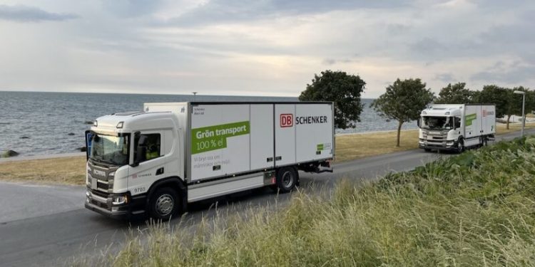 Scania Electric Truck Swedish 750x375 - Scania helps DB Schenker go fossil-free on Swedish island with electric trucks