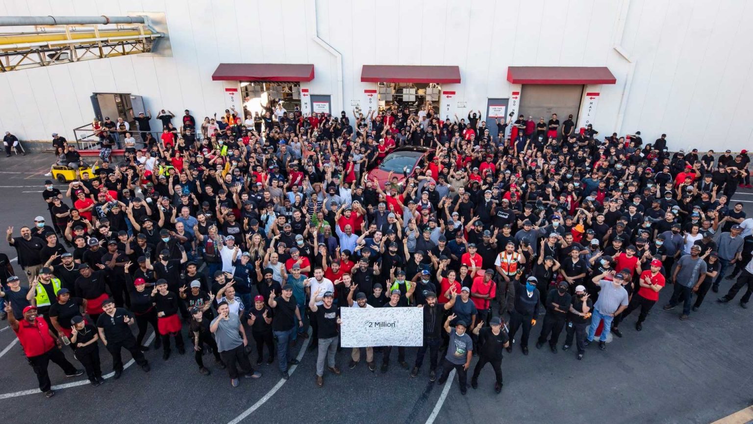 Tesla celebrates a milestone of 2 millionth EVs produced at The Fremont Factory