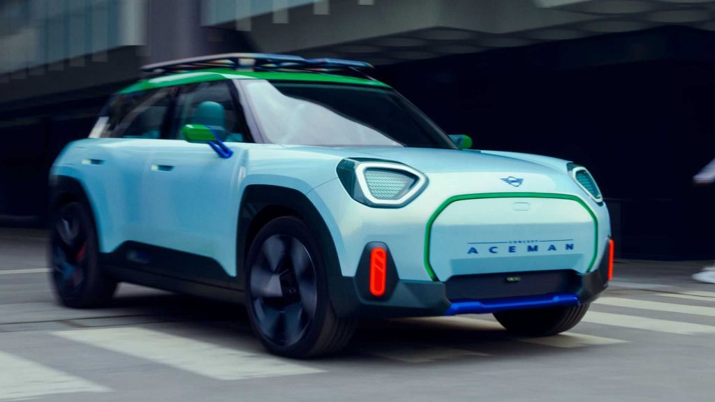 Aceman Concept EV Debuts as first all-electric crossover in the new MINI family