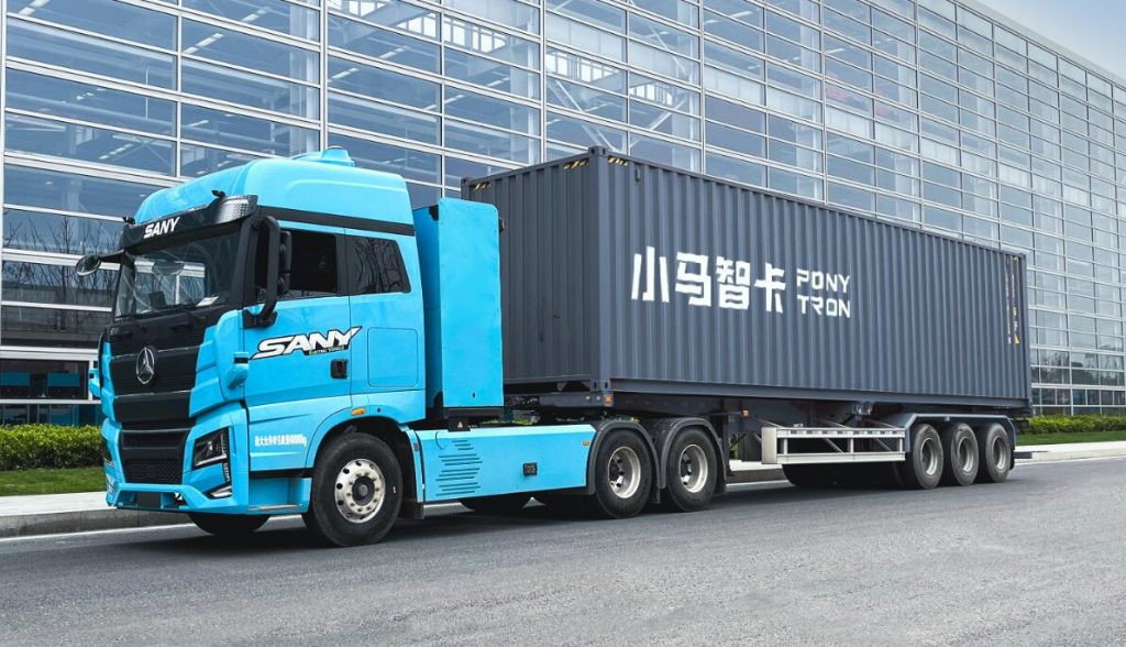 Pony.ai and SANY to develop and produce autonomous trucks in new joint venture