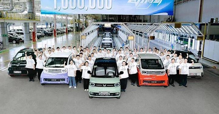 SAIC-GM-Wuling's EV sales in China cross a million units, driven by Hongguang Mini EV