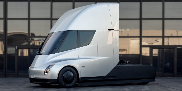 The first Tesla semi electric truc will be delivered this year, Cybertruck next year