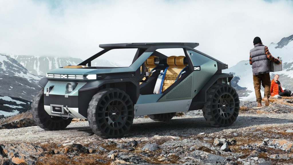 Dacia Manifesto Concept - Futuristic electric Buggy for outdoors cnthusiasts