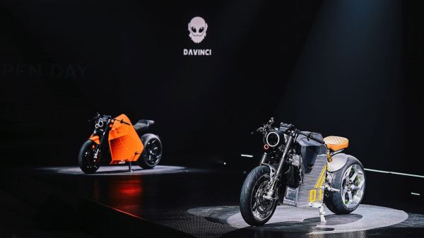 Davinci officially launches DC100 electric motorcycle with range of up to 223 miles