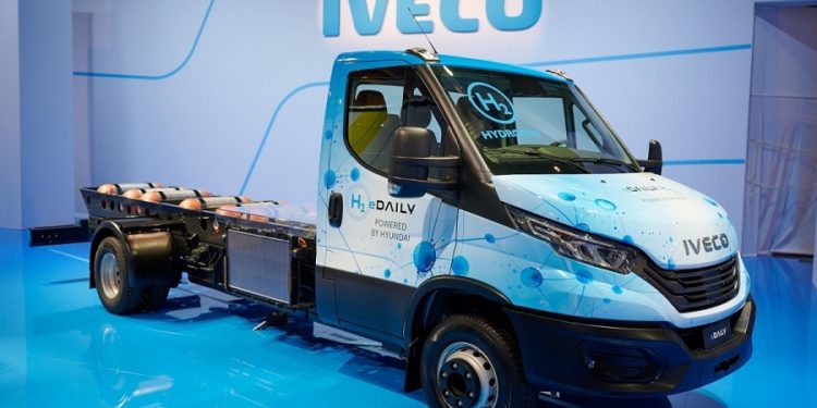 Iveco introduces the Hydrogen-powered FCEV eDaily Van in collaboration with Hyundai