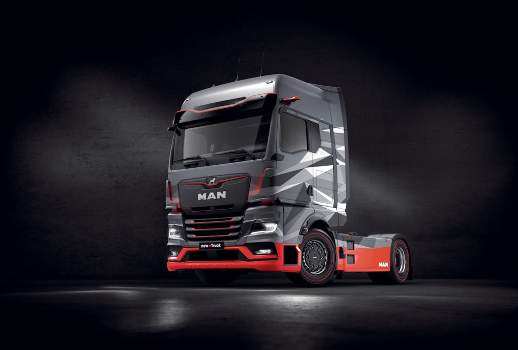 MAN to show new electric truck with range up to 800km at IAA show