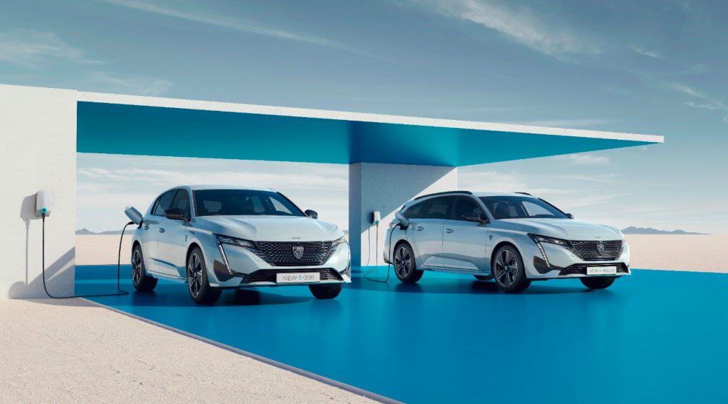 Peugeot 308 SW, Electric Station Wagon is claimed to have a range of up to 400 Km
