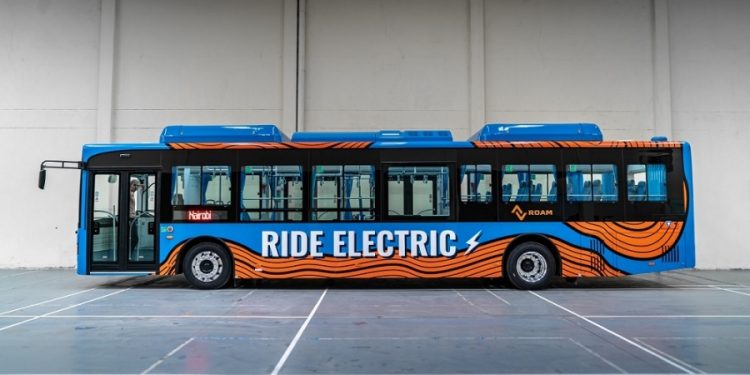 Roam launches first electric bus in Kenya, capable of carrying 90 passengers