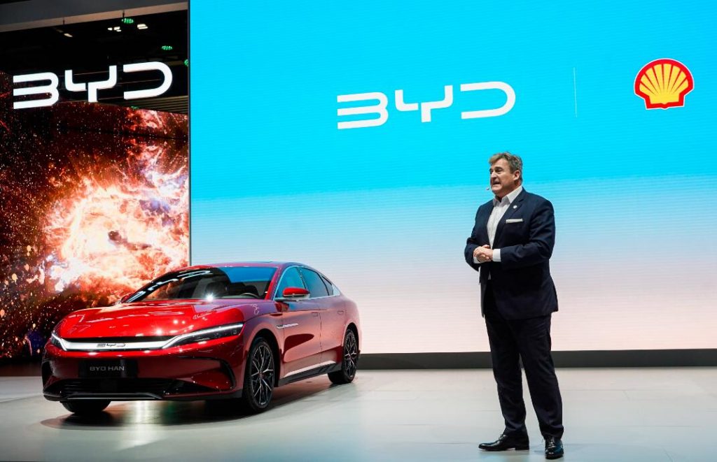 BYD presents three all-electric passenger cars at Paris Motor Show