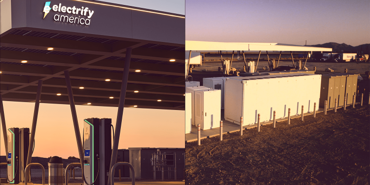 Electrify America install its first application of megawatt level battery energy storage system BESS for EV charging stations 750x375 - Electrify America install its first megawatt-level battery energy storage system (BESS) for EV charging stations