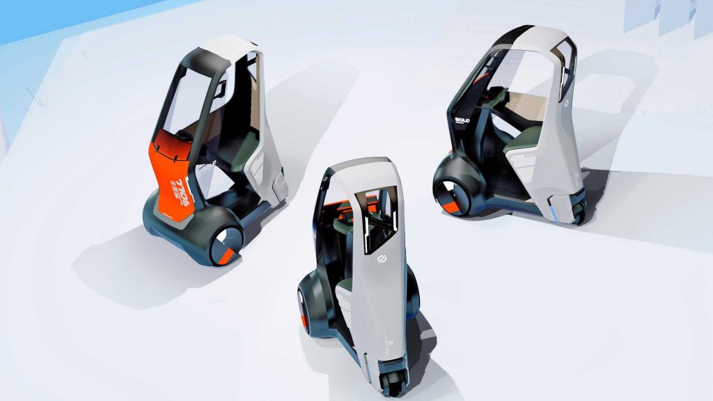 Renault Mobilize Solo : single seat tiny EV concept with joystick