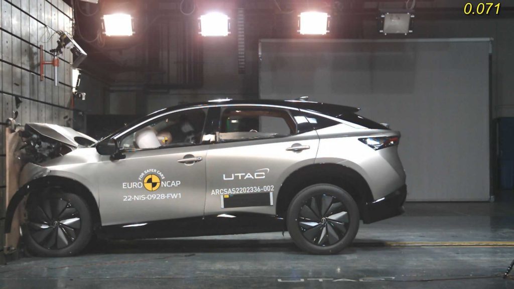 Nissan Ariya electric crossover gets 5 stars rating from Euro NCAP