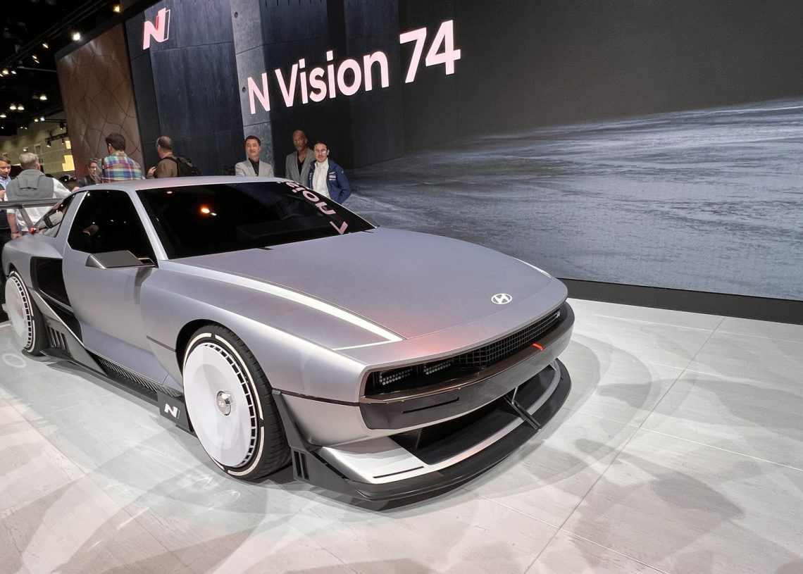 Hyundai N Vision 74 Concept make US debut at the LA Auto Show - EVMagz