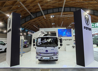 FOTON electric truck - Foton aims for European markets light electric commercial vehicle