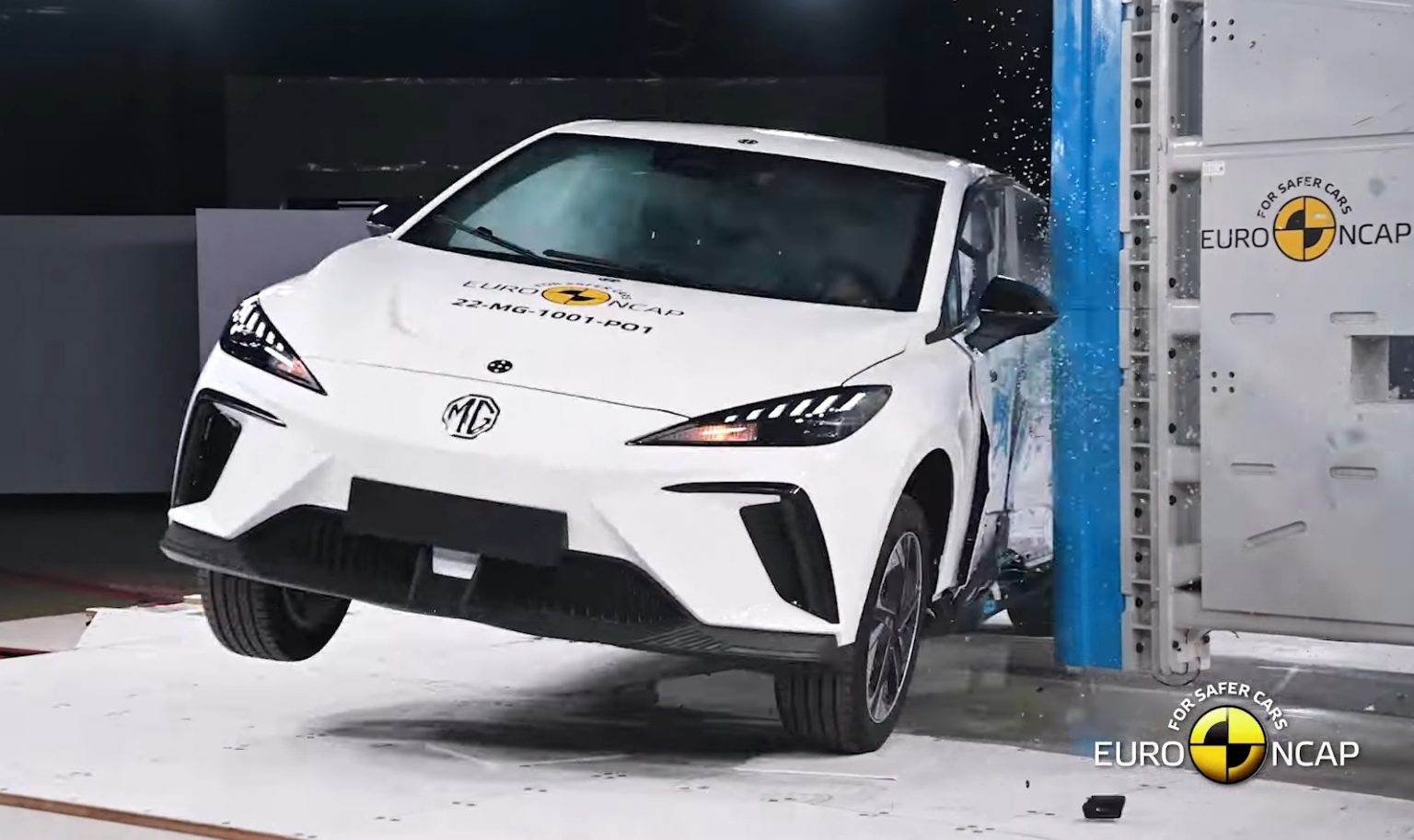 MG4 electric hatchback earns five star Euro NCAP crash test